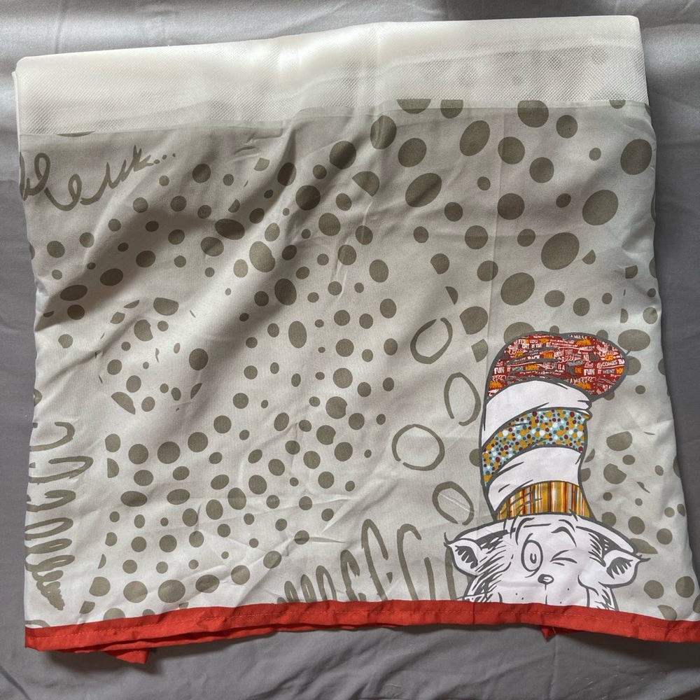 Dr. Seuss Cat in the Hat Window Valance and crib skirt